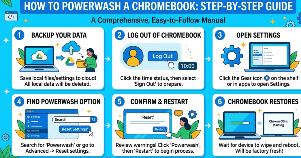 How to Powerwash a Chromebook Step-by-Step Guide