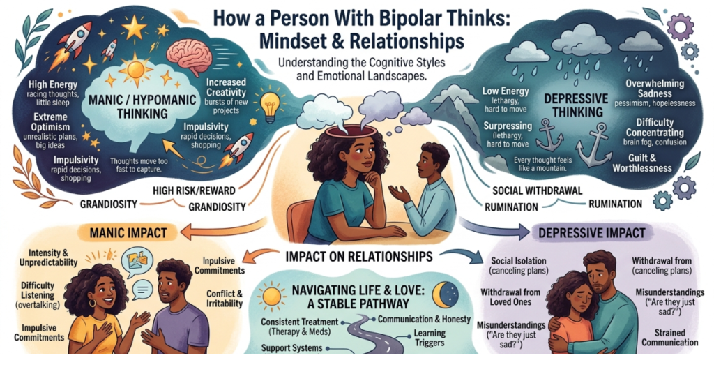 How a Person With Bipolar Thinks: Mindset & Relationships