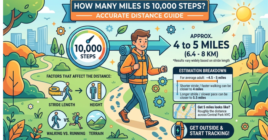 How Many Miles Is 10,000 Steps? Accurate Distance Guide