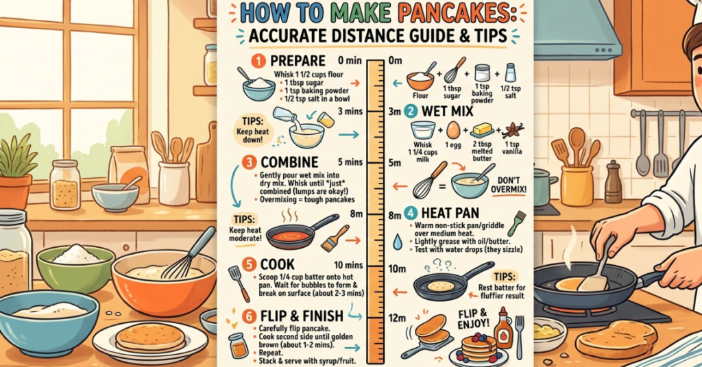 How to Make Pancakes: Accurate Distance Guide & Tips
