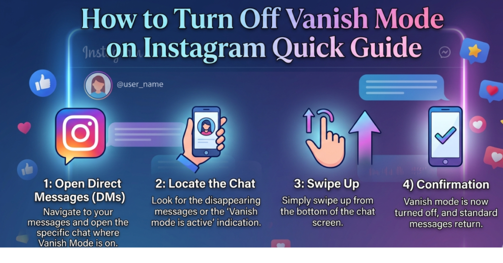 How to Turn Off Vanish Mode on Instagram Quick Guide