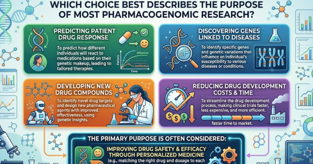 Purpose of Most Pharmacogenomic Research Explained