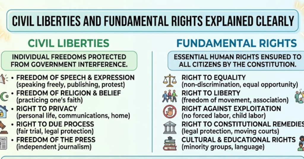 Civil Liberties and Fundamental Rights Explained Clearly