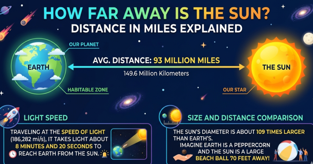 How Far Away Is the Sun? Distance in Miles Explained