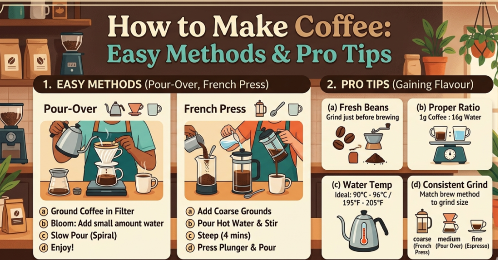How to Make Coffee: Easy Methods & Pro Tips