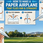 How to Make a Paper Airplane That Flies Far & Straight