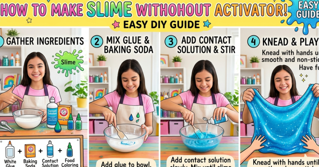 How to Make Slime Without Activator Easy DIY Guide
