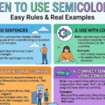 When to Use Semicolon: Easy Rules & Real Examples