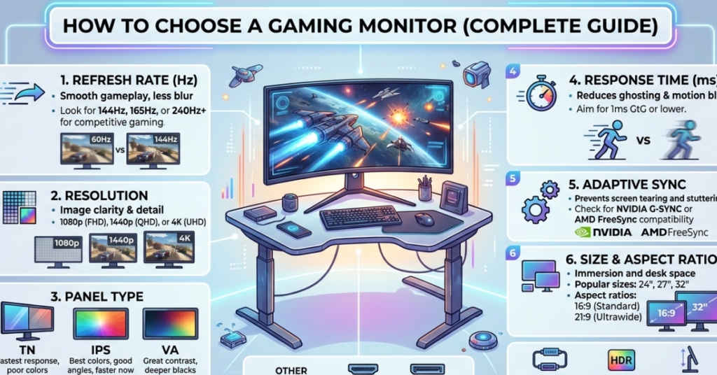 How to Choose a Gaming Monitor Complete Guide